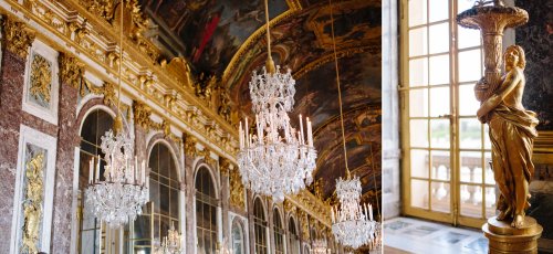 Hall of Mirrors in the Chateau de Versailles